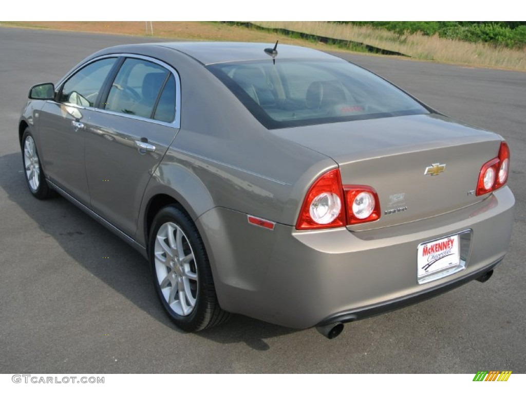 2008 Malibu LTZ Sedan - Amber Bronze Metallic / Cocoa/Cashmere Beige photo #4