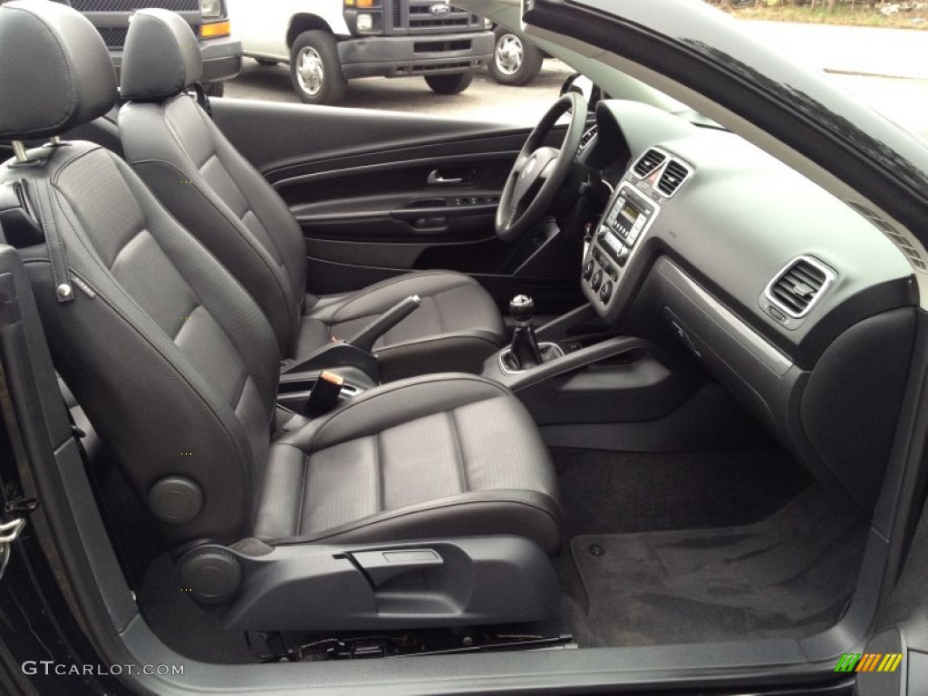 Titan Black Interior 2007 Volkswagen Eos 2.0T Photo #93356279