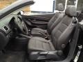 2007 Volkswagen Eos Titan Black Interior Front Seat Photo