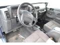 Dark Slate Gray 2004 Jeep Wrangler X 4x4 Interior Color