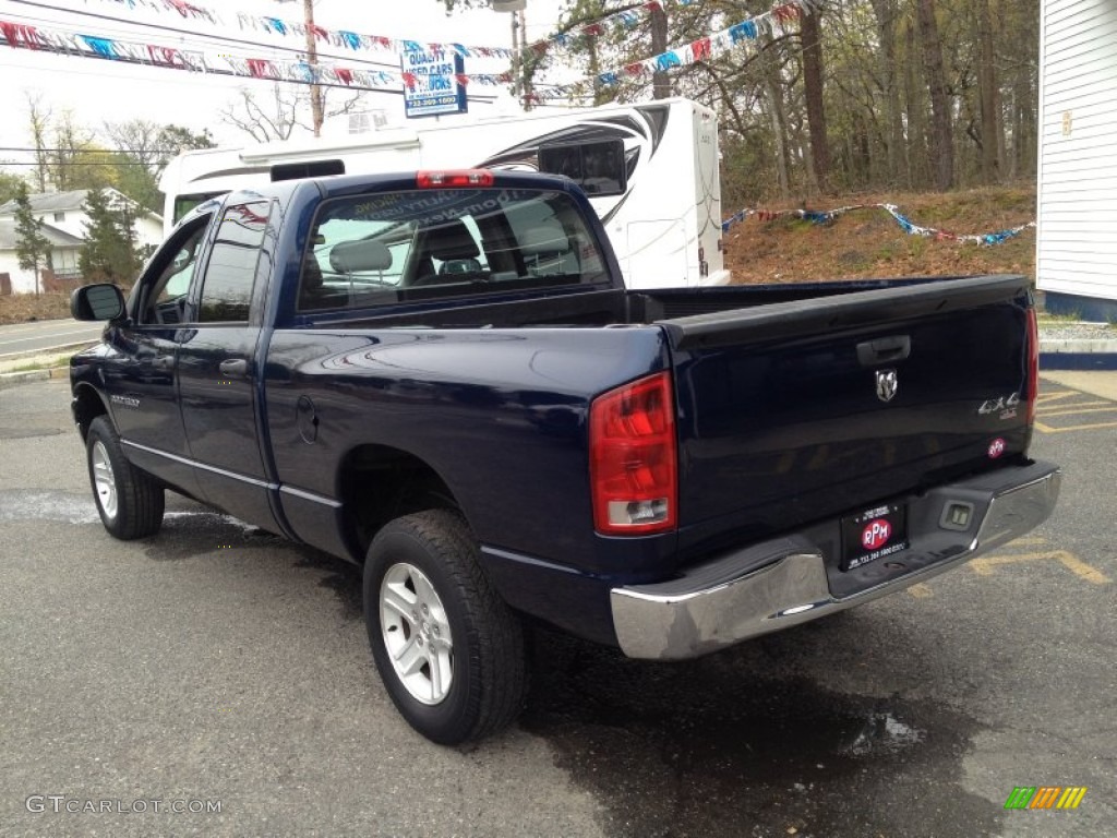 2006 Ram 1500 SLT Quad Cab 4x4 - Atlantic Blue Pearl / Medium Slate Gray photo #18