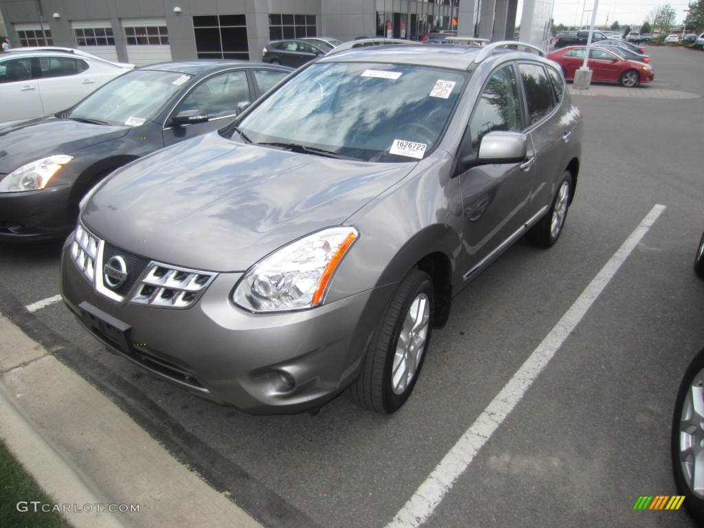2011 Rogue SV AWD - Gotham Gray Metallic / Black photo #3