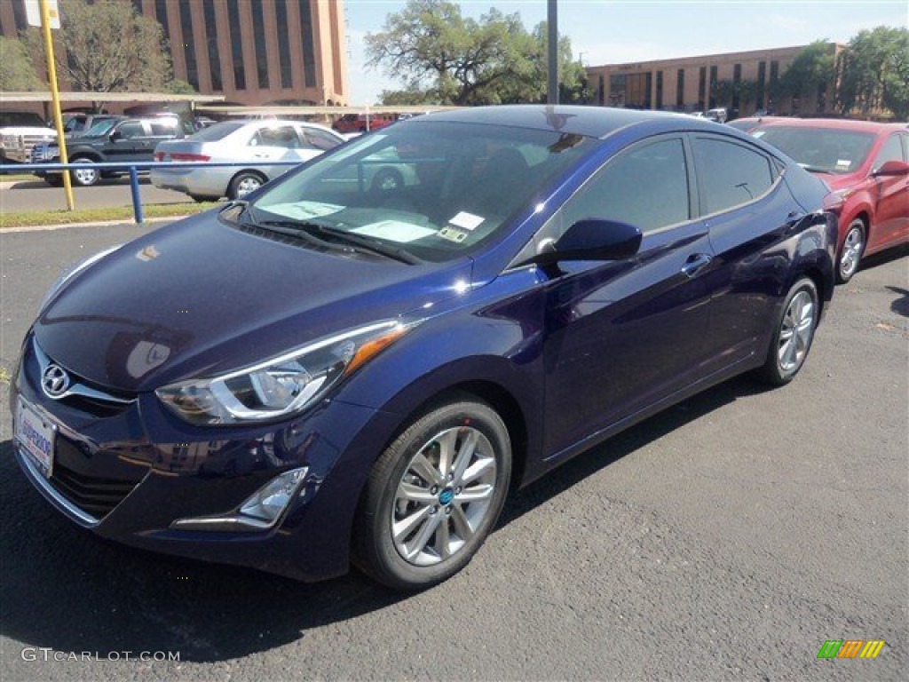 2014 Elantra SE Sedan - Blue / Gray photo #1
