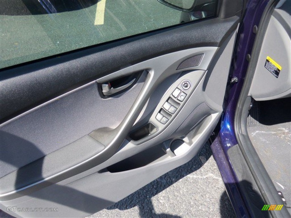 2014 Elantra SE Sedan - Blue / Gray photo #5