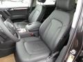 2014 Audi Q7 Black Interior Front Seat Photo