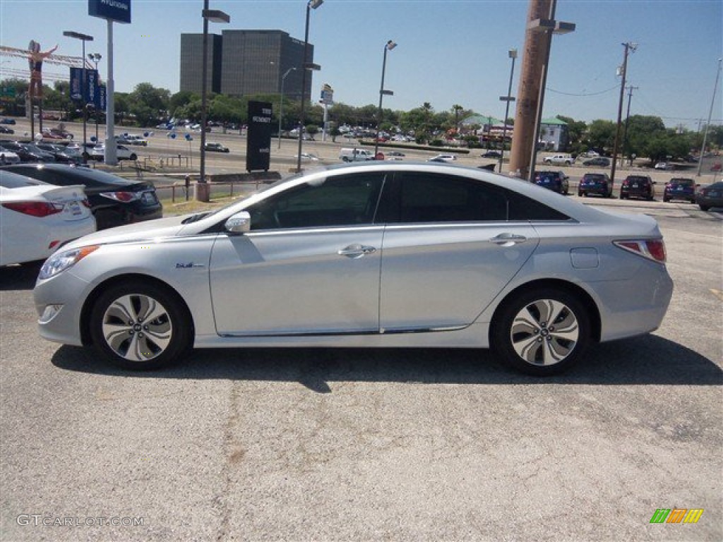 Starlight Silver Metallic 2014 Hyundai Sonata Hybrid Limited Exterior Photo #93361601