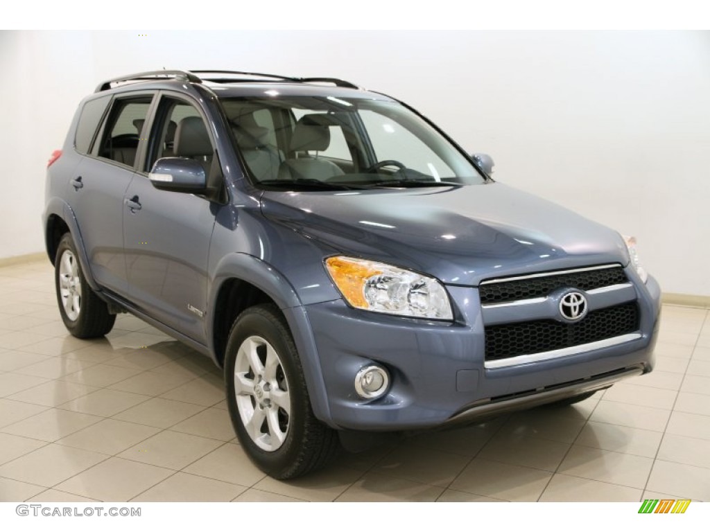 2009 RAV4 Limited 4WD - Pacific Blue Metallic / Ash Gray photo #1