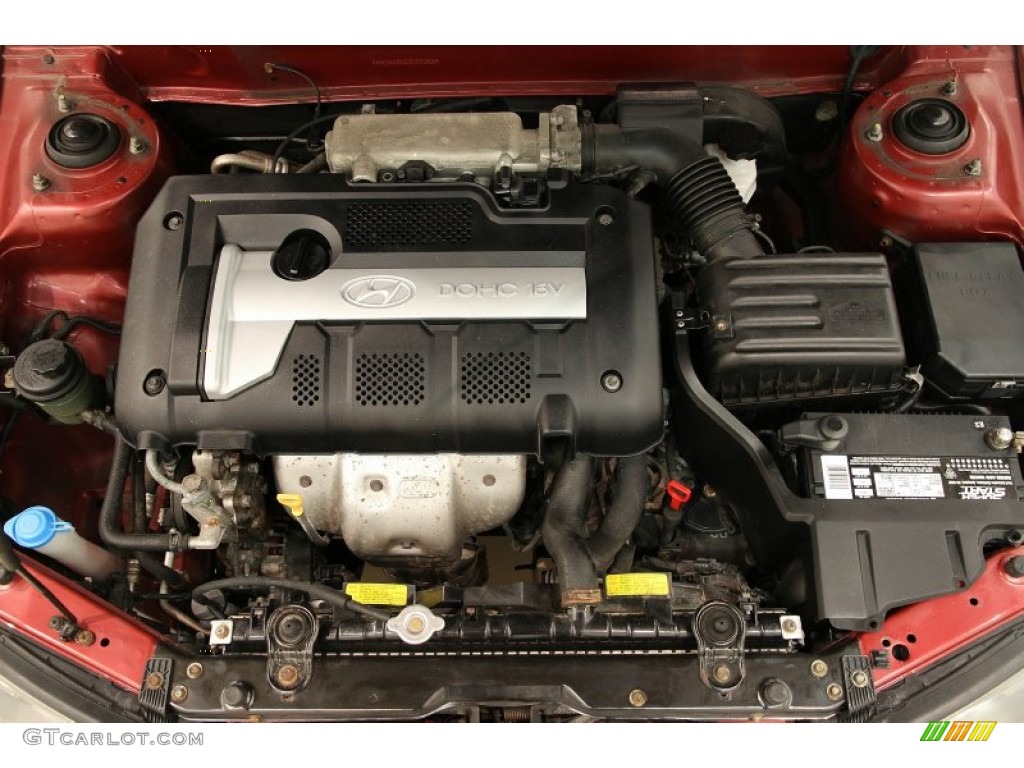 2003 Hyundai Elantra GLS Sedan 2.0 Liter DOHC 16 Valve 4 Cylinder Engine Photo #93362741