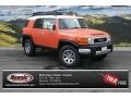 2014 Magma Orange Toyota FJ Cruiser 4WD  photo #1