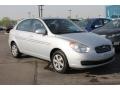 2008 Platinum Silver Hyundai Accent GLS Sedan  photo #2