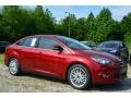 Ruby Red - Focus Titanium Sedan Photo No. 1