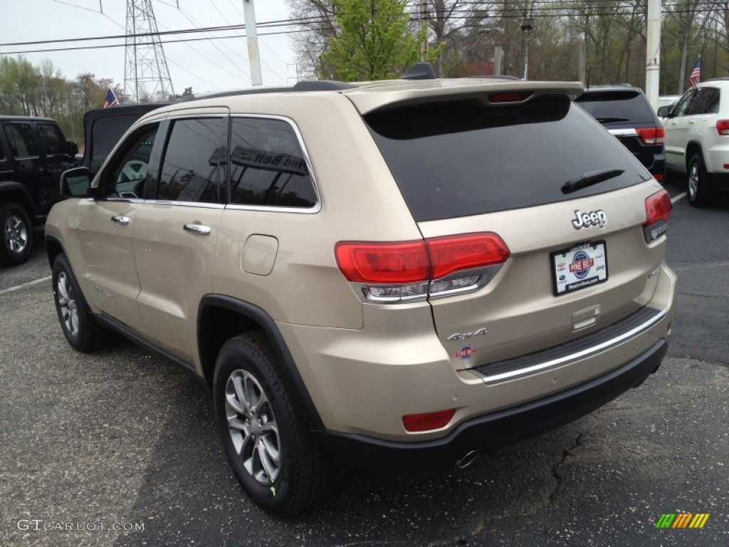 2014 Grand Cherokee Limited 4x4 - Cashmere Pearl / New Zealand Black/Light Frost photo #4