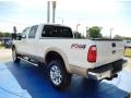 2012 White Platinum Metallic Tri-Coat Ford F350 Super Duty Lariat Crew Cab 4x4  photo #3