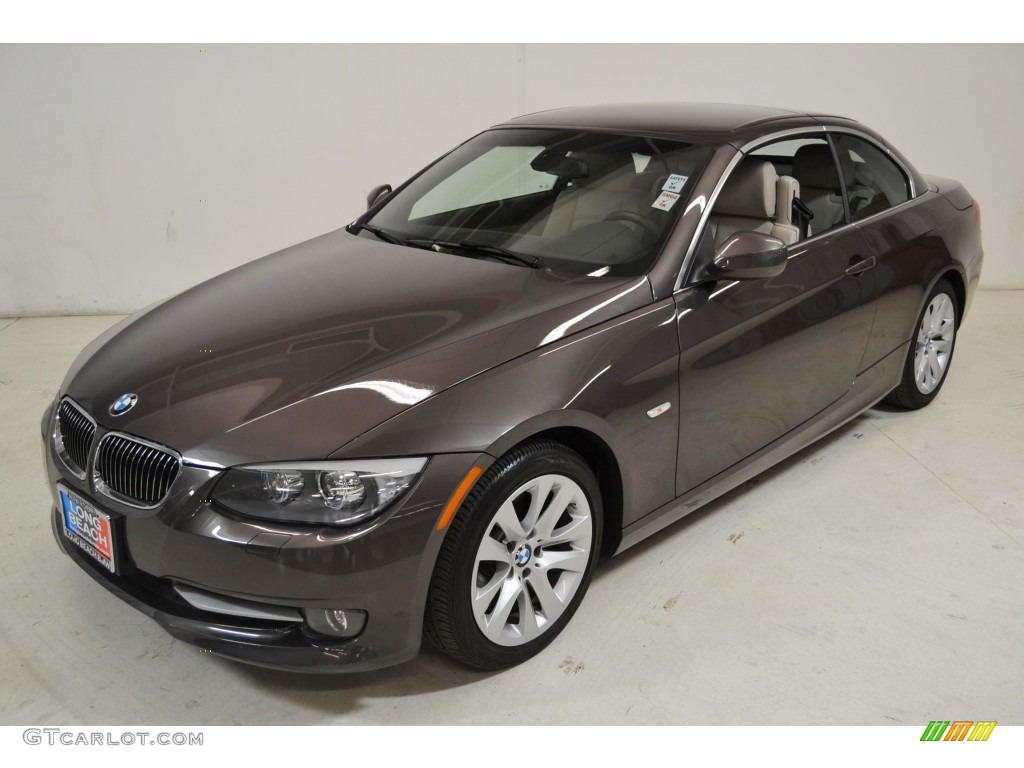 2011 3 Series 328i Convertible - Mojave Metallic / Oyster/Black Dakota Leather photo #9