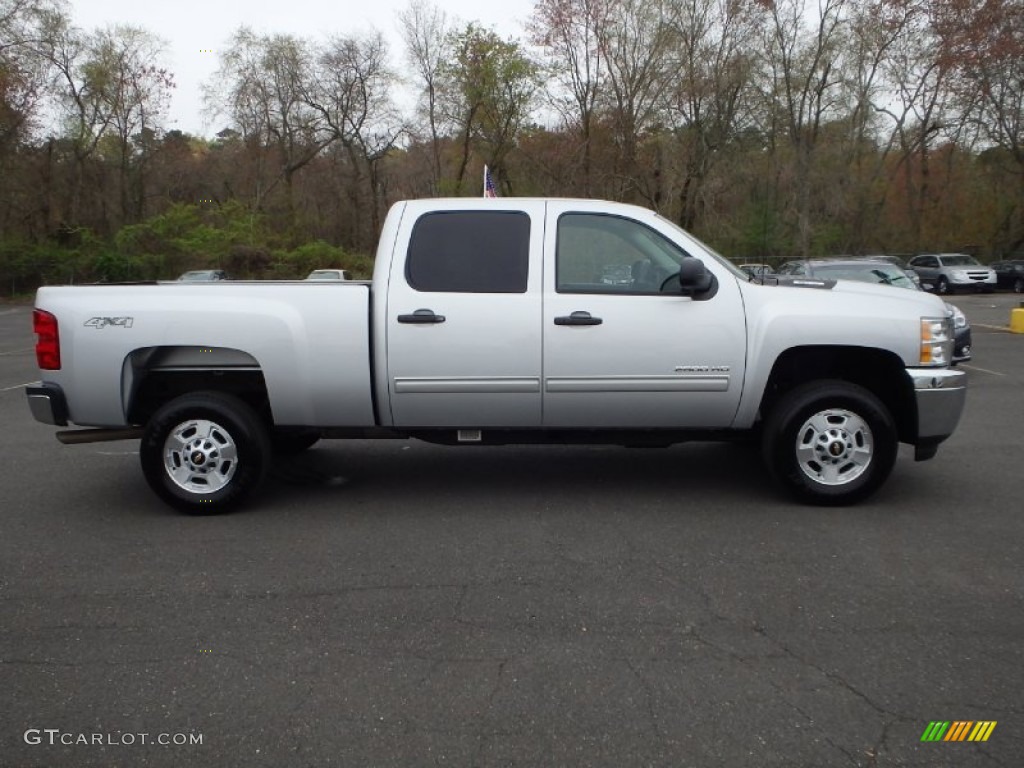 Silver Ice Metallic 2014 Chevrolet Silverado 2500HD LT Crew Cab 4x4 Exterior Photo #93368879