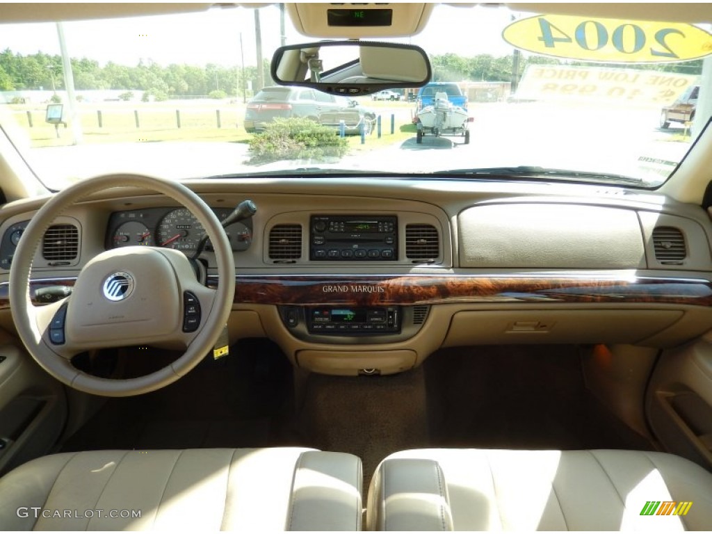 2004 Grand Marquis LS - Gold Ash Metallic / Medium Parchment photo #19