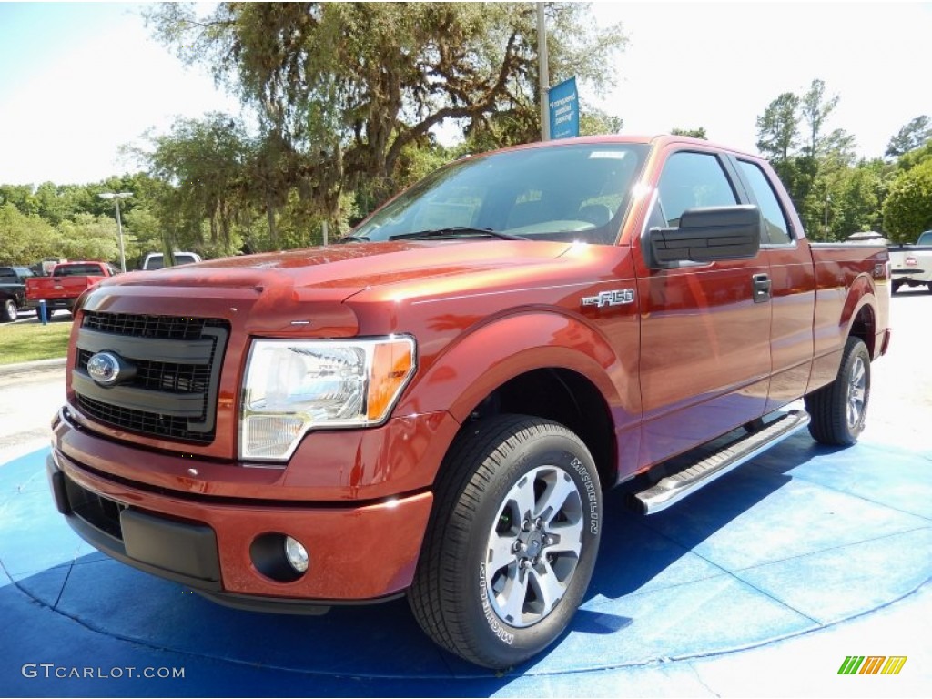 Sunset 2014 Ford F150 STX SuperCab Exterior Photo #93371813