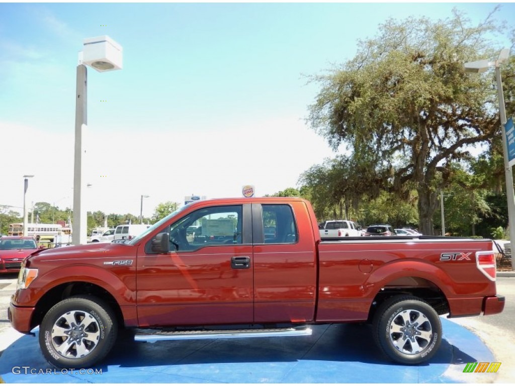 Sunset 2014 Ford F150 STX SuperCab Exterior Photo #93371831