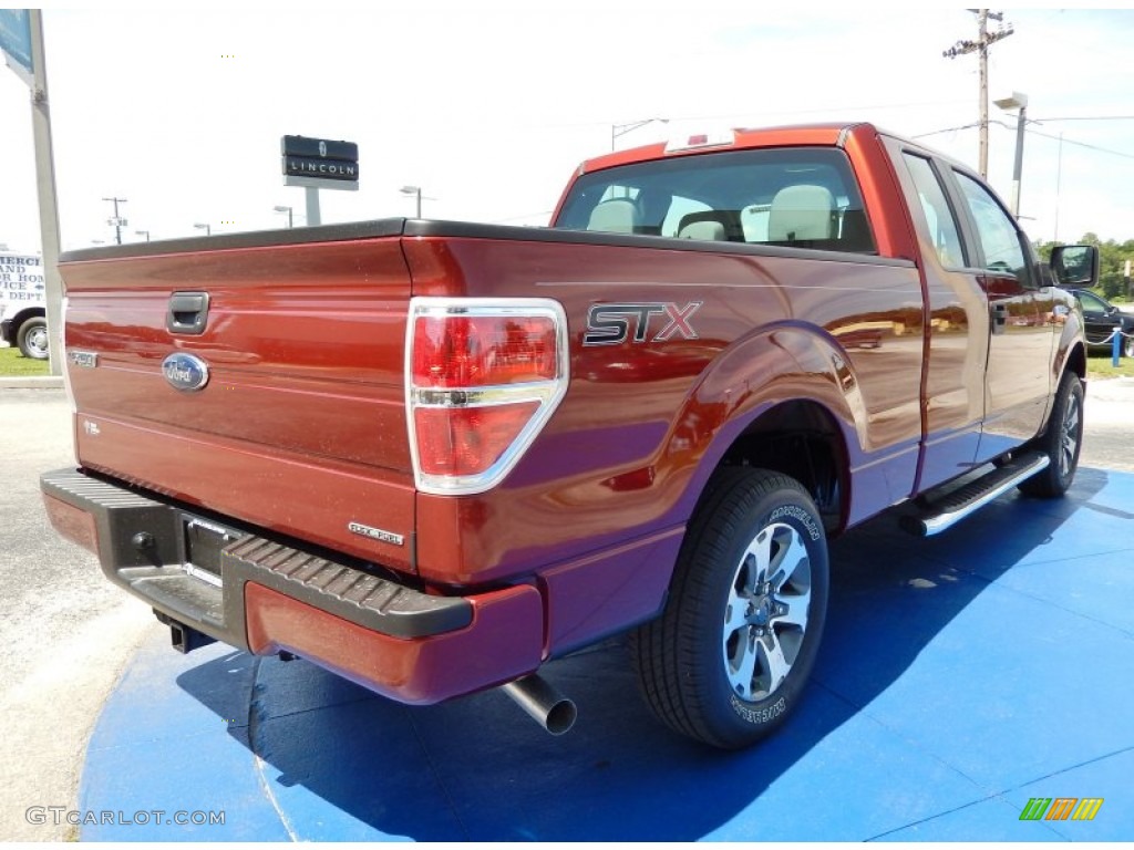 Sunset 2014 Ford F150 STX SuperCab Exterior Photo #93371846