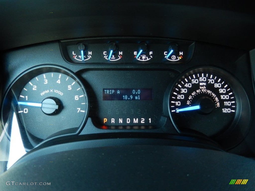 2014 Ford F150 STX SuperCab Gauges Photo #93371945