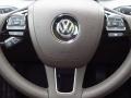 2014 Volkswagen Touareg Saddle Brown Interior Steering Wheel Photo
