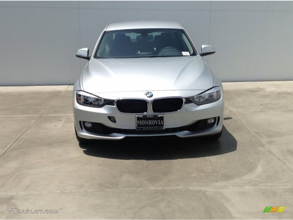 2014 3 Series 328i Sedan - Glacier Silver Metallic / Black photo #3