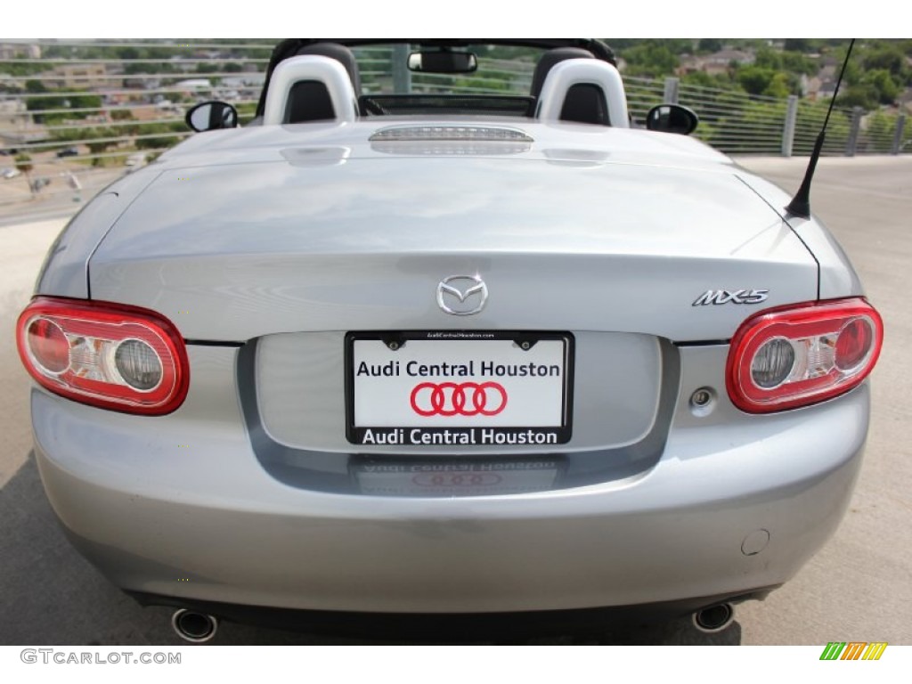 2013 MX-5 Miata Grand Touring Roadster - Liquid Silver Metallic / Black photo #8