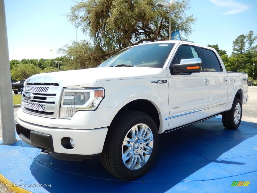 White Platinum Ford F150