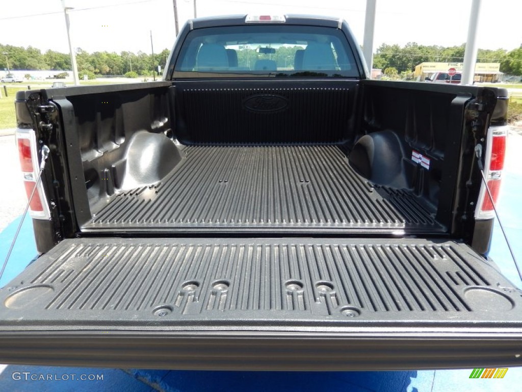 2014 F150 STX SuperCab - Tuxedo Black / Steel Grey photo #4