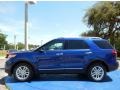 2014 Deep Impact Blue Ford Explorer XLT  photo #2