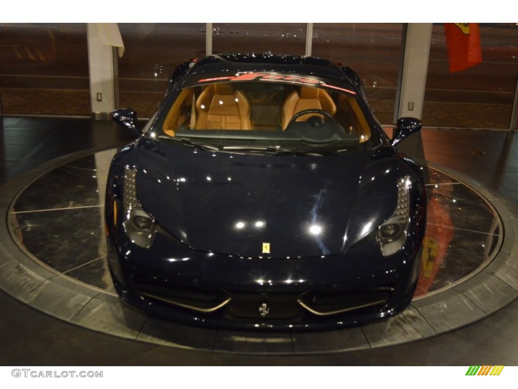 2010 458 Italia - Blue Scozia (Dark Blue) / Cuoio photo #2