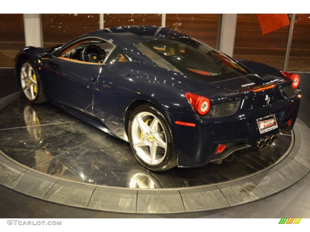 2010 458 Italia - Blue Scozia (Dark Blue) / Cuoio photo #4