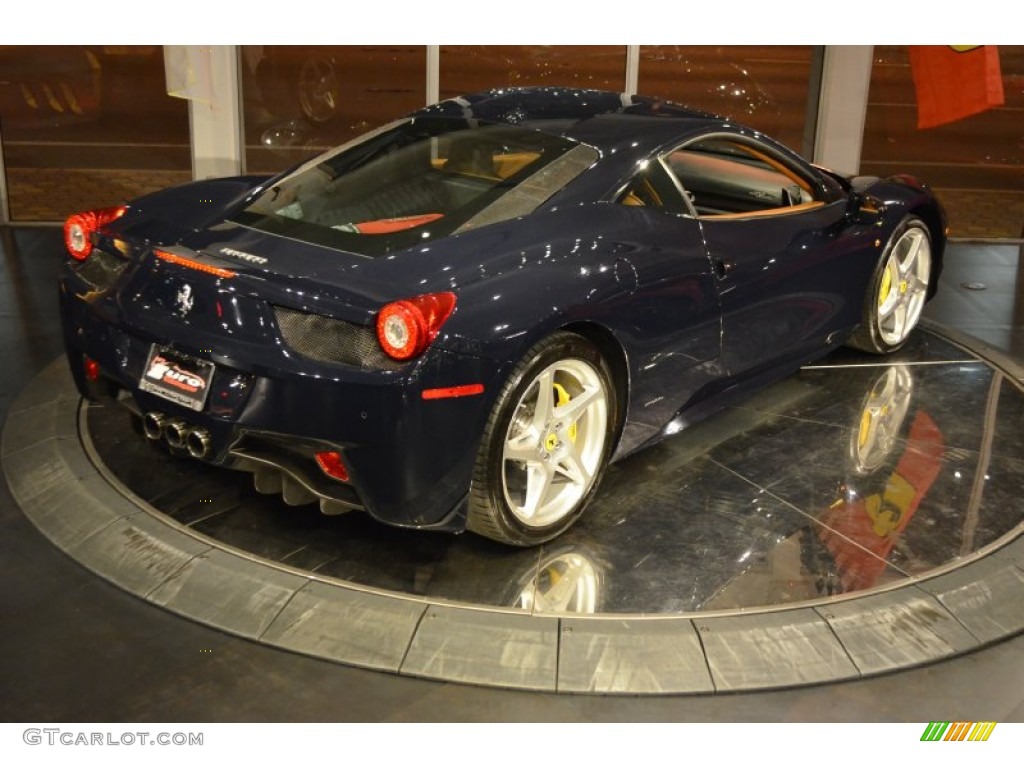 2010 458 Italia - Blue Scozia (Dark Blue) / Cuoio photo #6