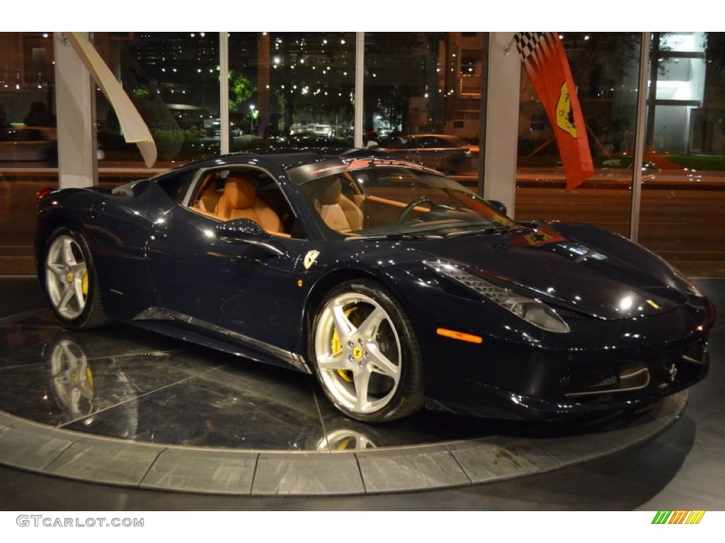 2010 458 Italia - Blue Scozia (Dark Blue) / Cuoio photo #7