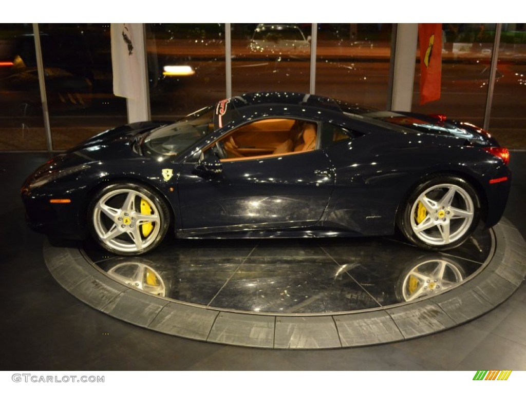 2010 458 Italia - Blue Scozia (Dark Blue) / Cuoio photo #16