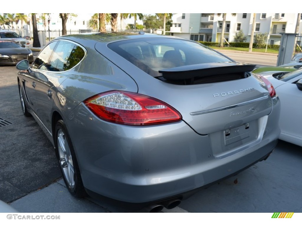 2010 Panamera 4S - GT Silver Metallic / Cognac/Cedar Natural Leather photo #4