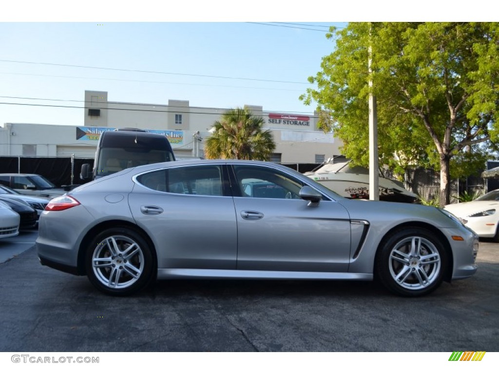 2010 Panamera 4S - GT Silver Metallic / Cognac/Cedar Natural Leather photo #10