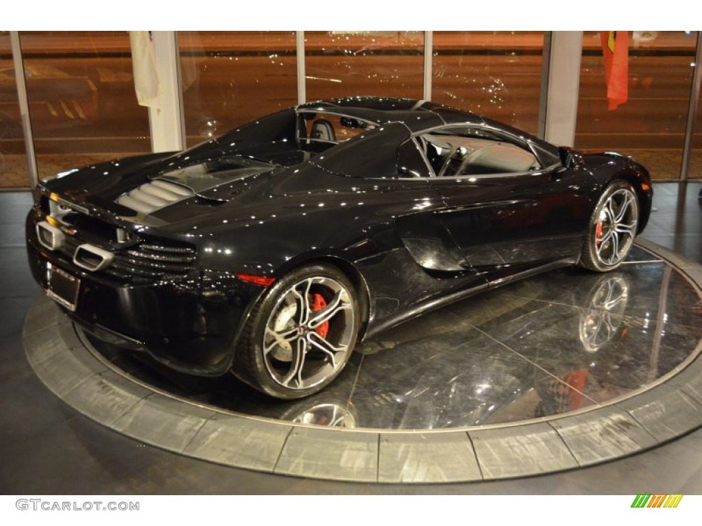 Carbon Black 2014 McLaren MP4-12C 12C Spider Exterior Photo #93376430