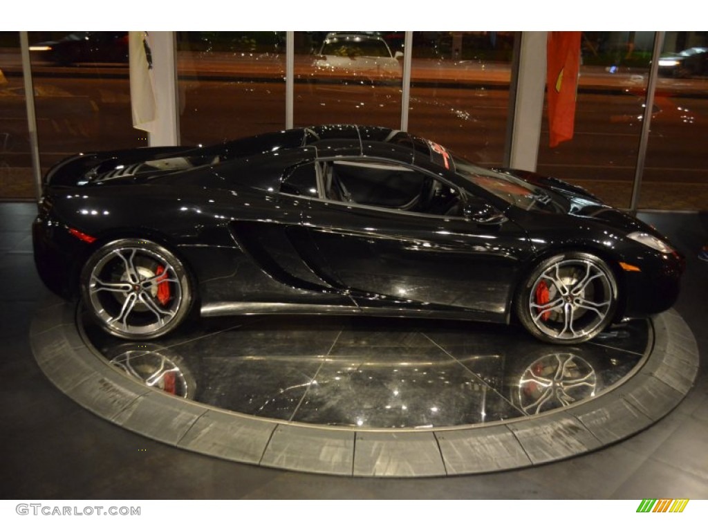 Carbon Black 2014 McLaren MP4-12C 12C Spider Exterior Photo #93376729