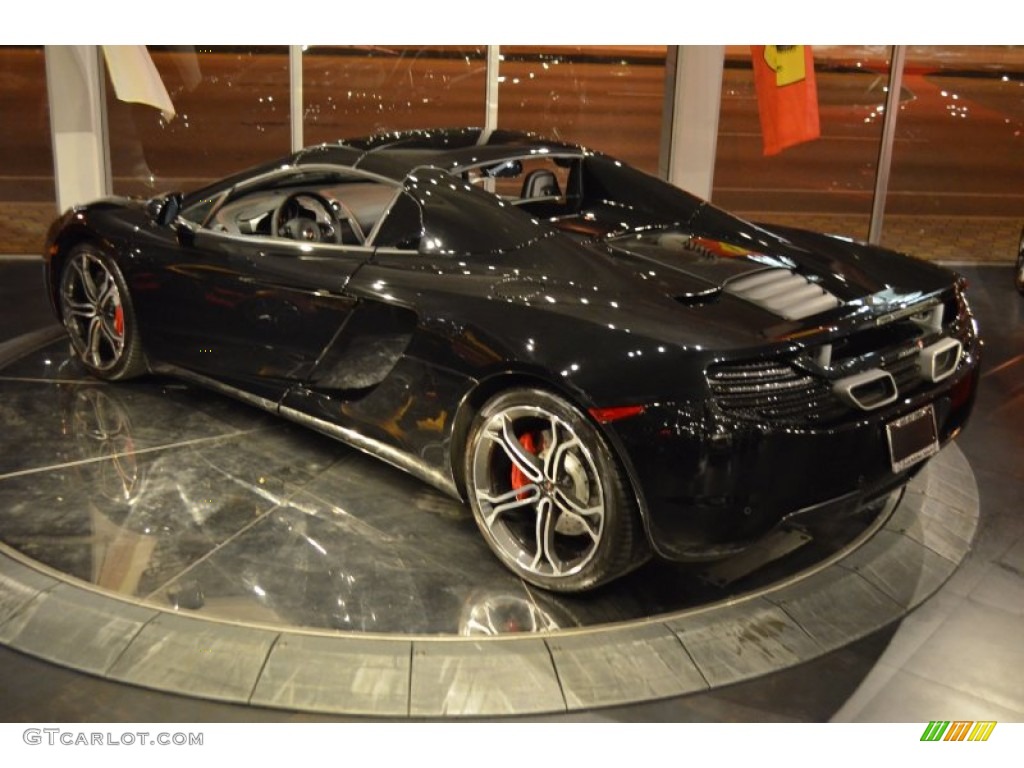 Carbon Black 2014 McLaren MP4-12C 12C Spider Exterior Photo #93376748