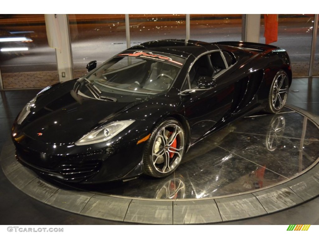 Carbon Black 2014 McLaren MP4-12C 12C Spider Exterior Photo #93376766