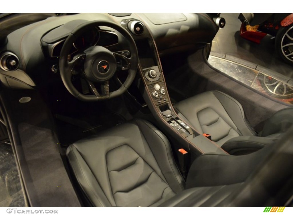 Carbon Black Interior 2014 McLaren MP4-12C 12C Spider Photo #93376793
