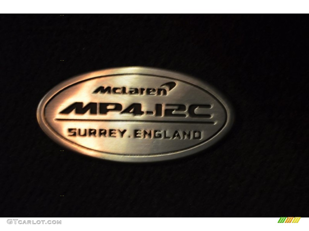 2014 McLaren MP4-12C 12C Spider Marks and Logos Photo #93376871