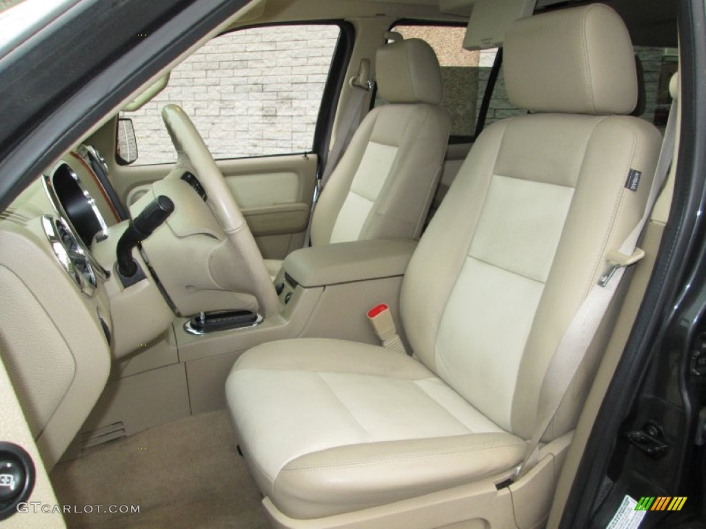 2007 Explorer Eddie Bauer 4x4 - Carbon Metallic / Camel photo #14