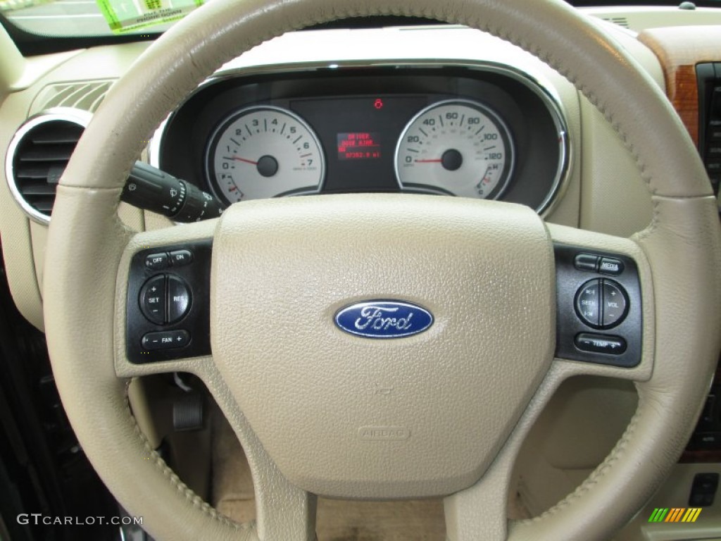 2007 Explorer Eddie Bauer 4x4 - Carbon Metallic / Camel photo #26