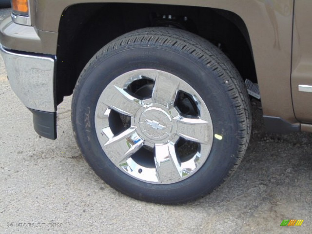 2014 Silverado 1500 LTZ Double Cab 4x4 - Brownstone Metallic / Jet Black photo #3