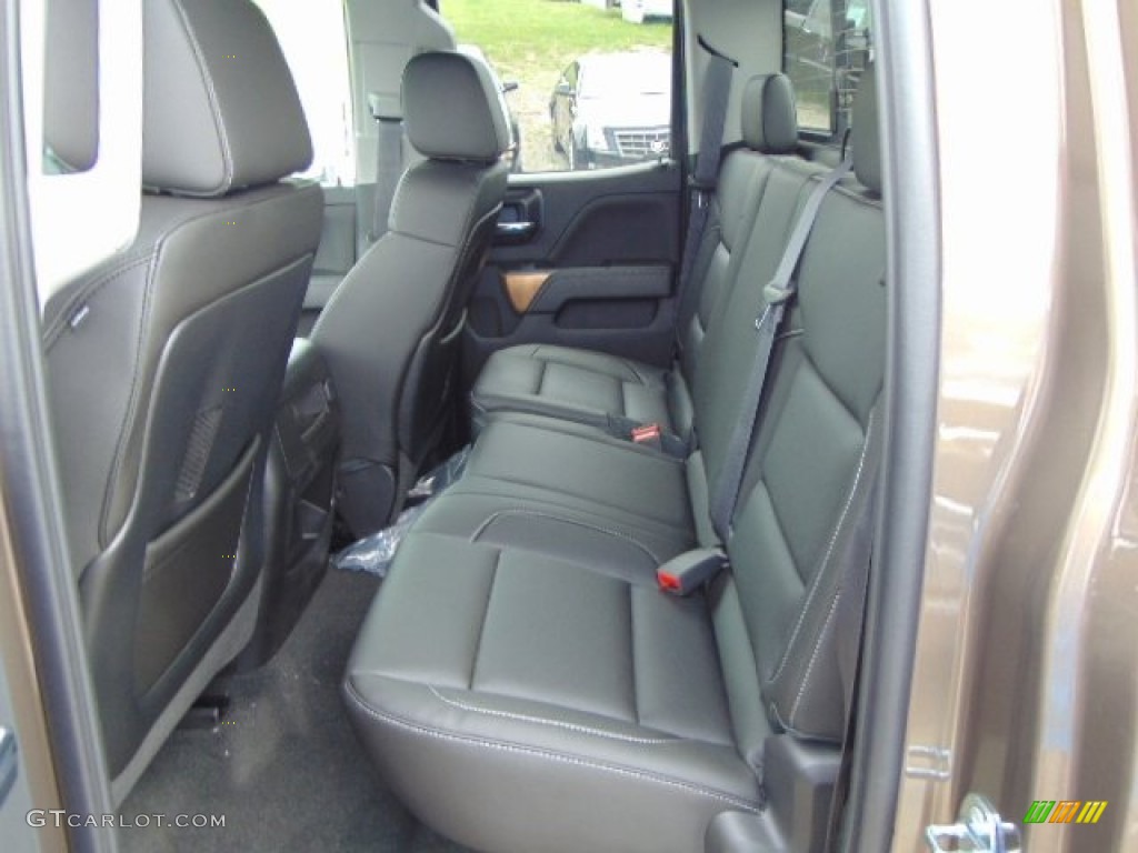 2014 Silverado 1500 LTZ Double Cab 4x4 - Brownstone Metallic / Jet Black photo #14