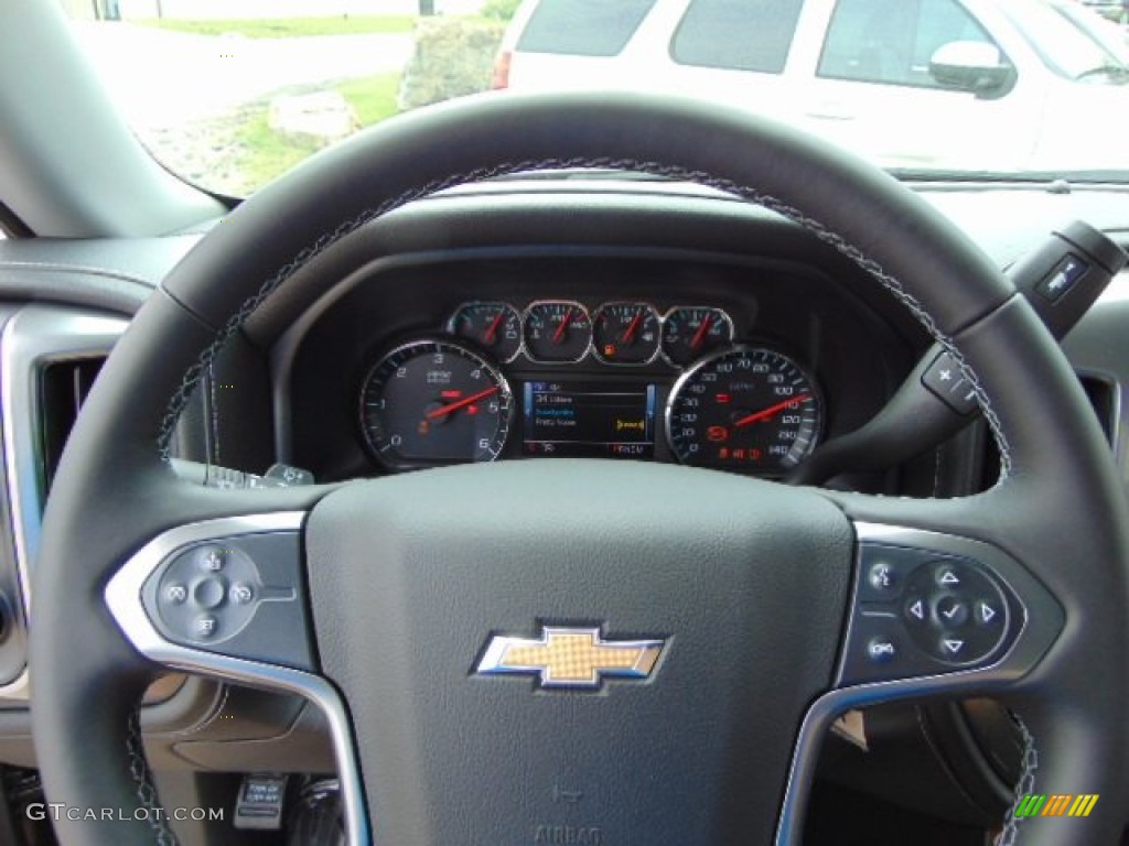 2014 Silverado 1500 LTZ Double Cab 4x4 - Brownstone Metallic / Jet Black photo #21