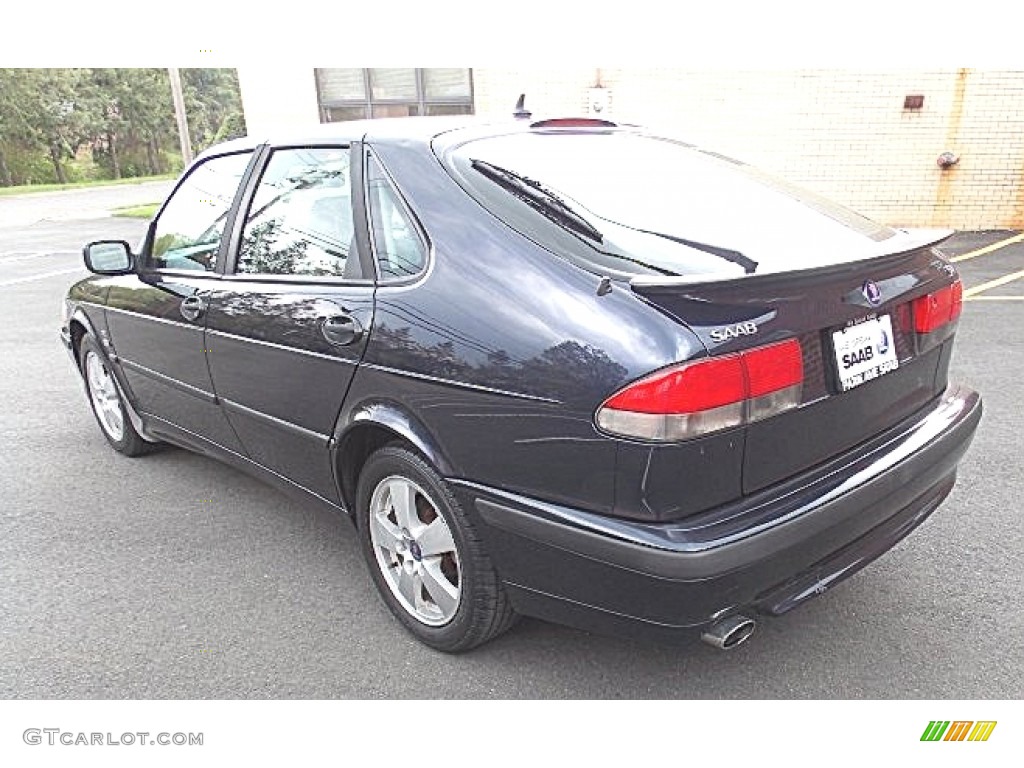 2002 9-3 SE Sedan - Midnight Blue Metallic / Sand Beige photo #3