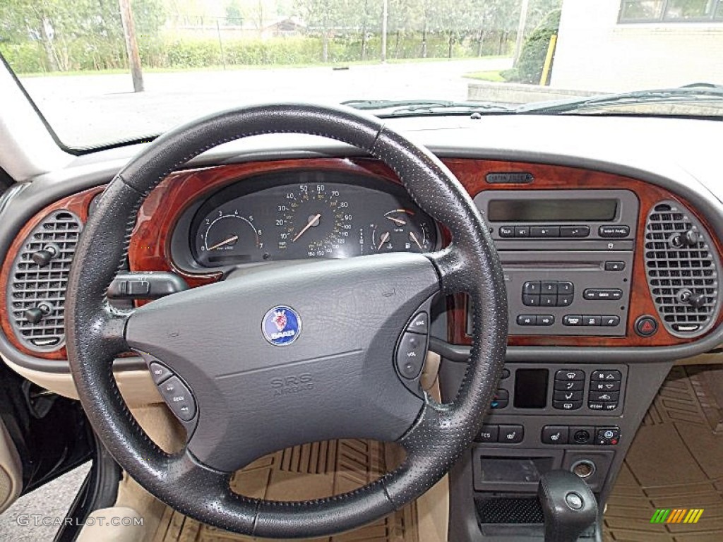 2002 9-3 SE Sedan - Midnight Blue Metallic / Sand Beige photo #21